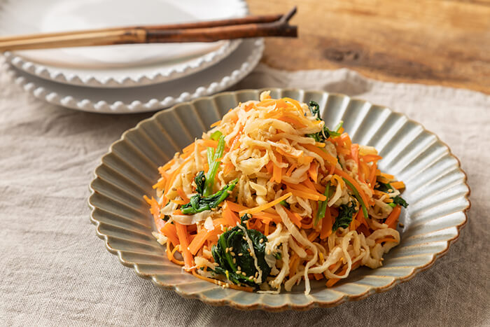 「にんじんと切干だいこんのナムル」_画像